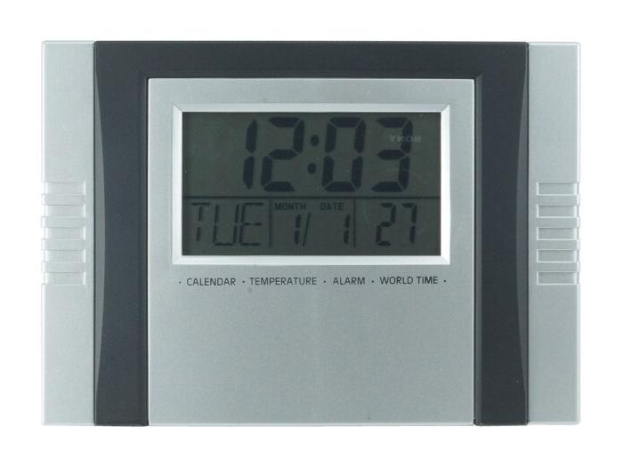 Orologio Digitale Da Parete Da Scrivania Temperatura Datario Allarme Crono 2304 4235241